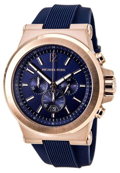 Michael Kors Mens Analogue Automatic Watch with Silicone 